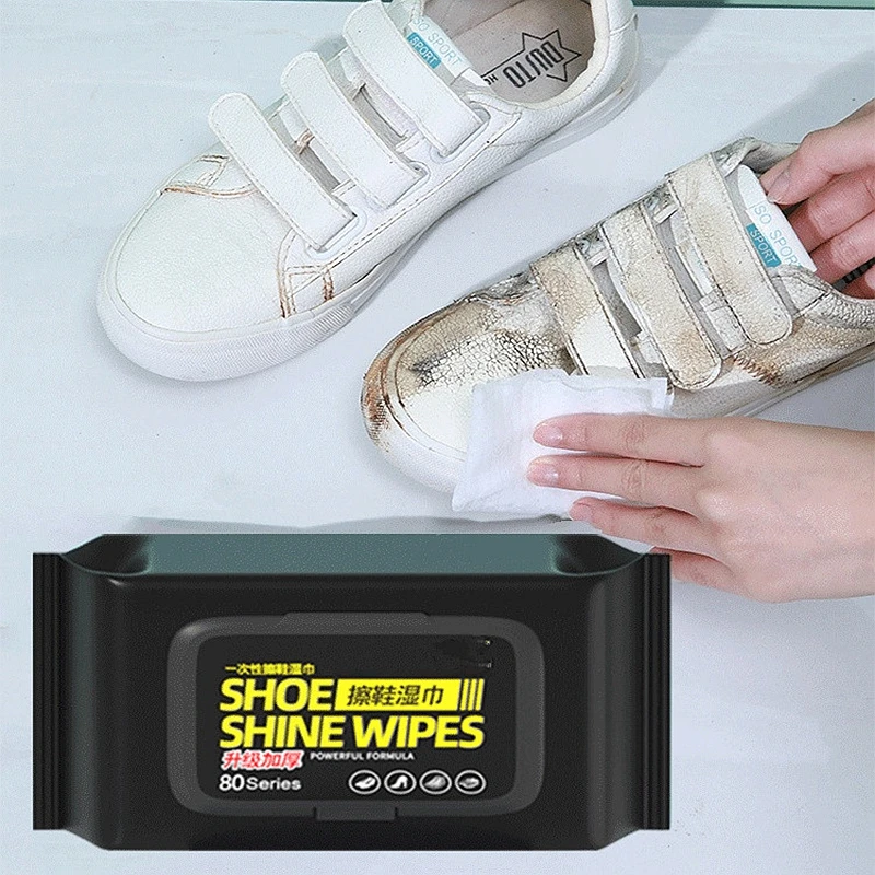 On Sneaker Care - 휴대용 야외 신발 클리너 물티슈 -