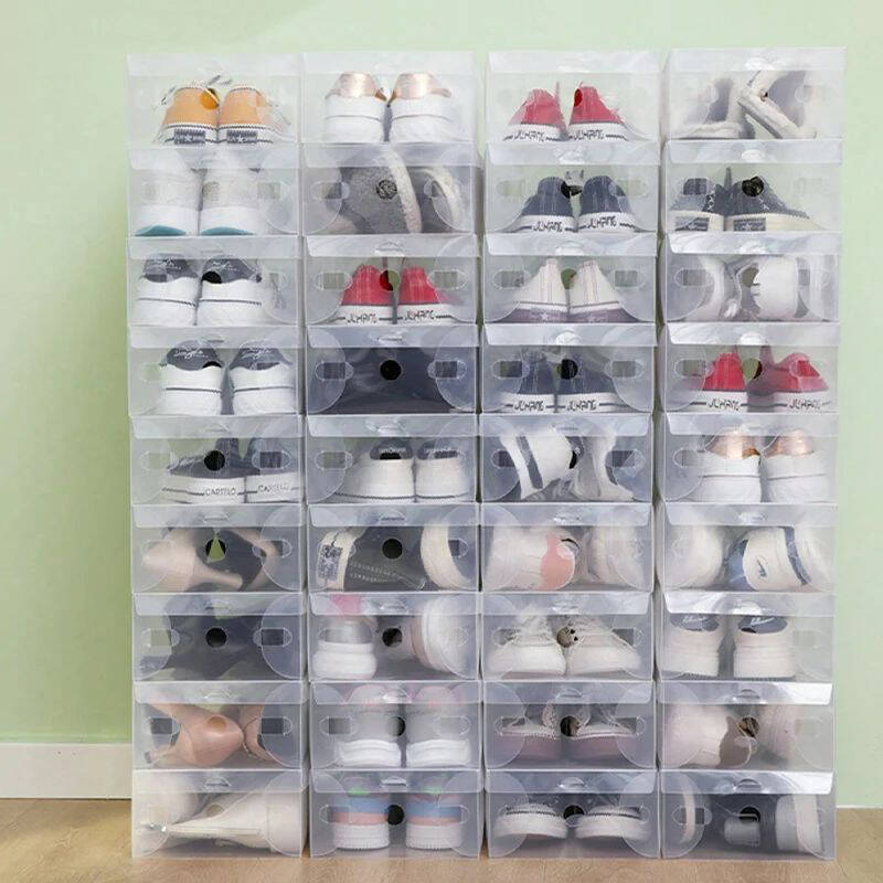 Shoe Box Display - 휴대용 신발 상자 3pcs/6pcs/12pcs/24 Pcs 접이식