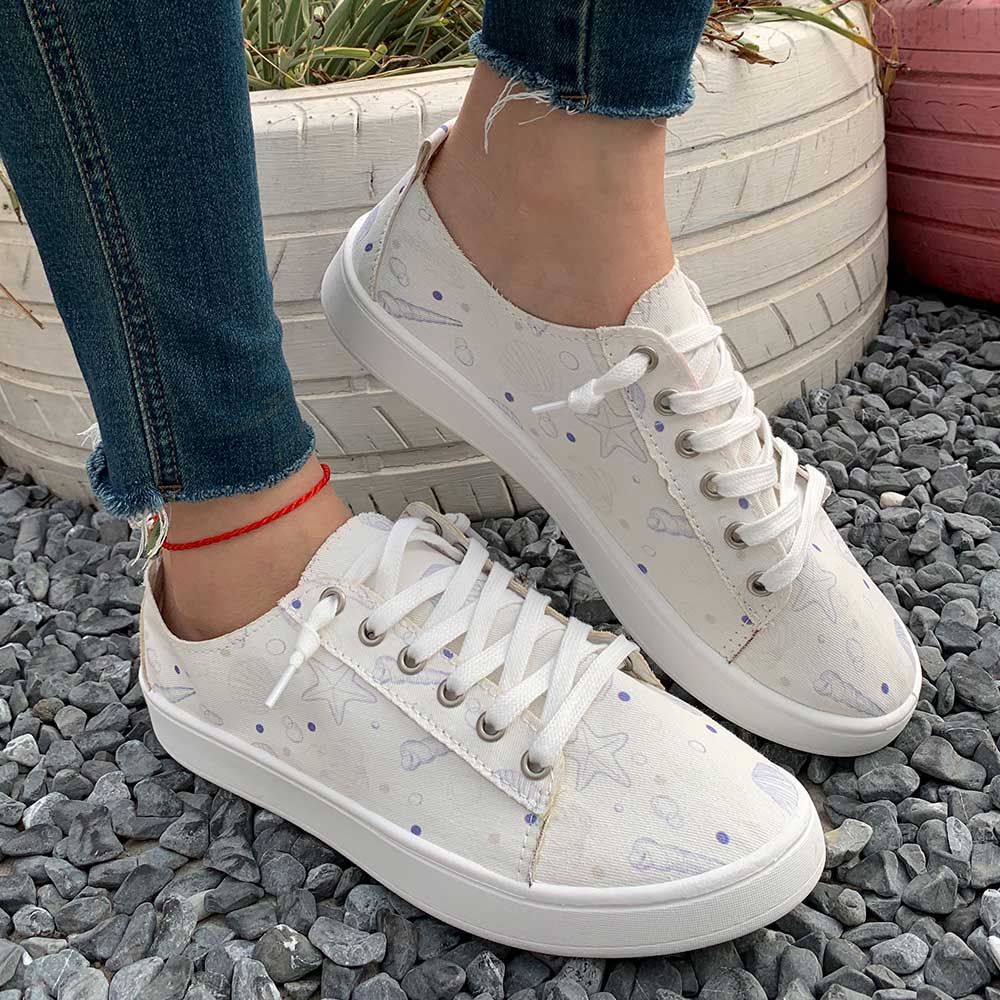 On Sneaker Care - 여성용 봄 여름 패셔너블 캐주얼 화이트