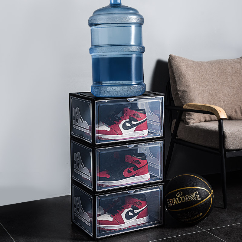 Shoe Box Display - 1개 AJ 스니커즈 박스 강화 플라스틱