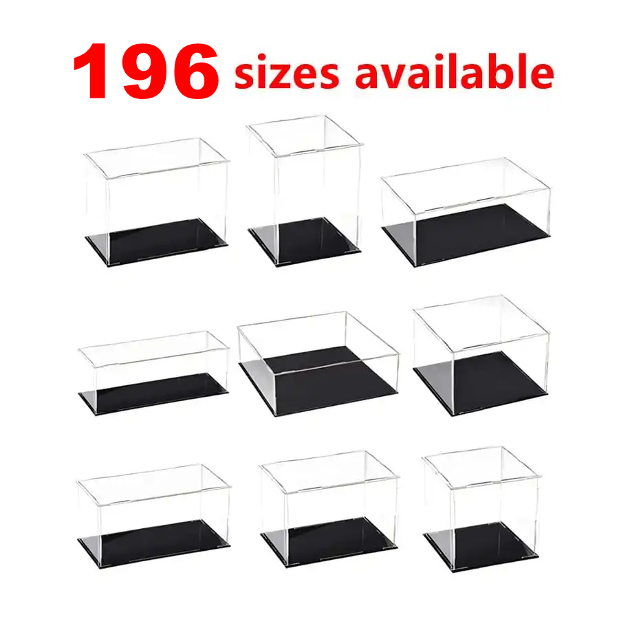 Shoe Box Display - 1개 투명 조립식 아크릴 디스플레이 박스,