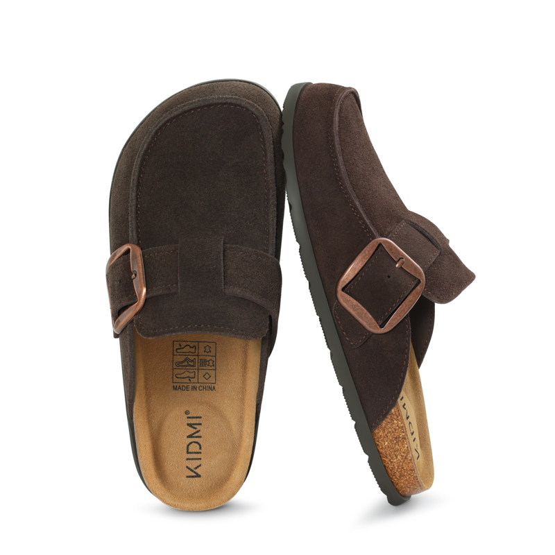 리트펀 정품 스웨이드 클로그 슬리퍼 여성용 코르크 인솔 - Insole Memory Foam 리뷰 및 가격