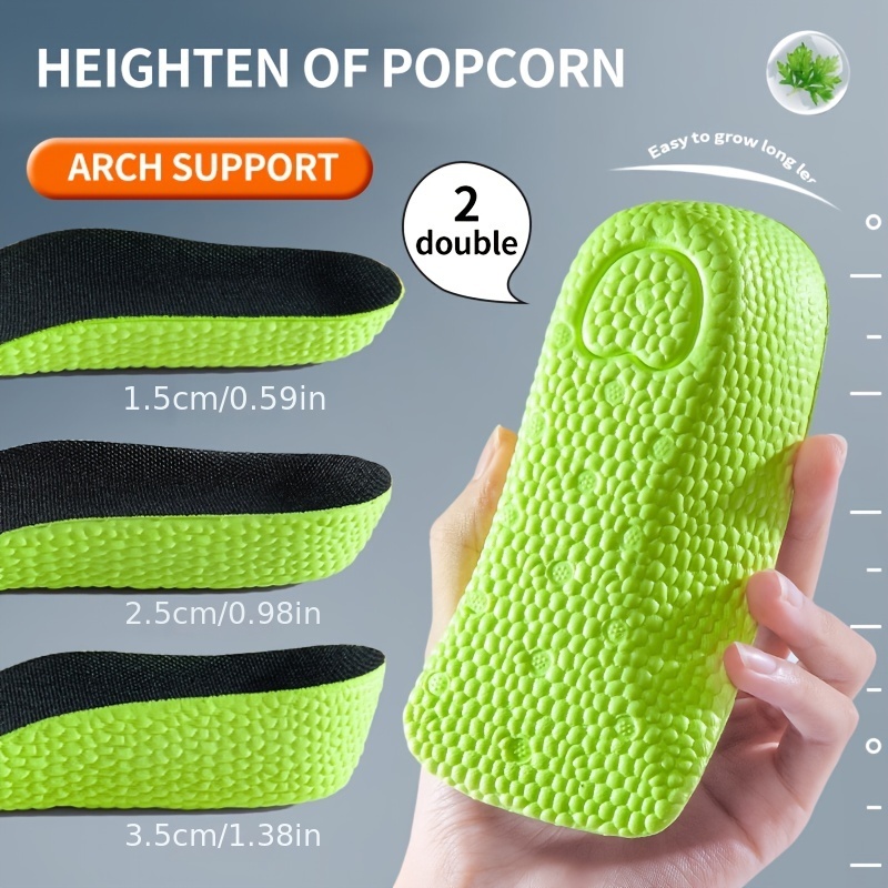 투명 깔창 하이 아치 서포트 키높이 깔창 하프 쿠션 신 - Insole Memory Foam 리뷰 및 가격