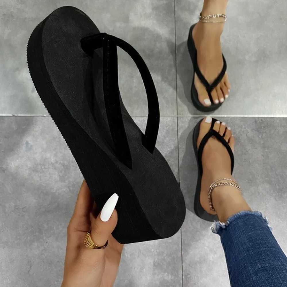 여성용 슬리퍼 여름 샌들 웨지 샌들 슬라이드 비치 홈  - Insole Memory Foam 리뷰 및 가격