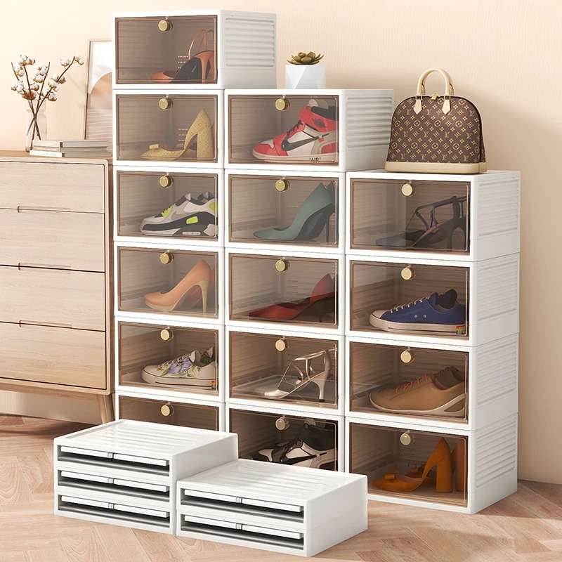 대형 신발 보관함, 접이식 스니커즈 진열함, 투명 플라 - Shoe Box Display 리뷰 및 가격